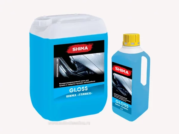 SHIMA Концентрированный воск для сушки и защиты кузова автомобиля GLOSS (ГЛЯНЕЦ) , 5 л