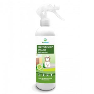 BIOSOAP НЕЙТРАЛИЗАТОР ЗАПАХОВ (ЛАЙМ И ЗЕЛЕНЫЙ ЧАЙ), 500 мл