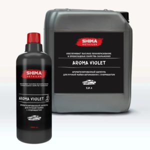 SHIMA Концентрированный шампунь для ручной мойки автомобиля AROMA VIOLET , 1 л