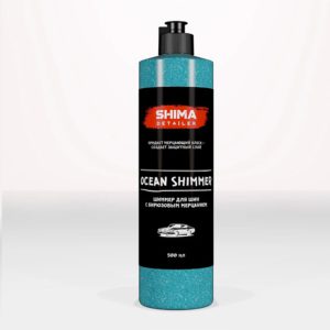 SHIMA Шиммер для шин с бирюзовым мерцанием OCEAN SHIMMER , 500 мл