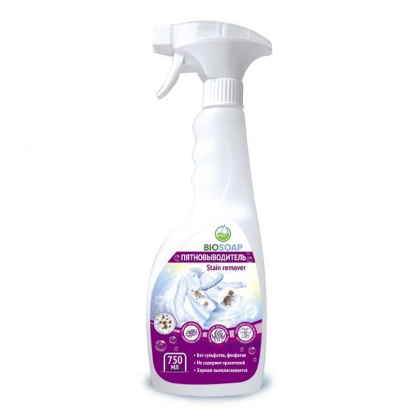 BIOSOAP ПЯТНОВЫВОДИТЕЛЬ STAIN REMOVER , 750 мл