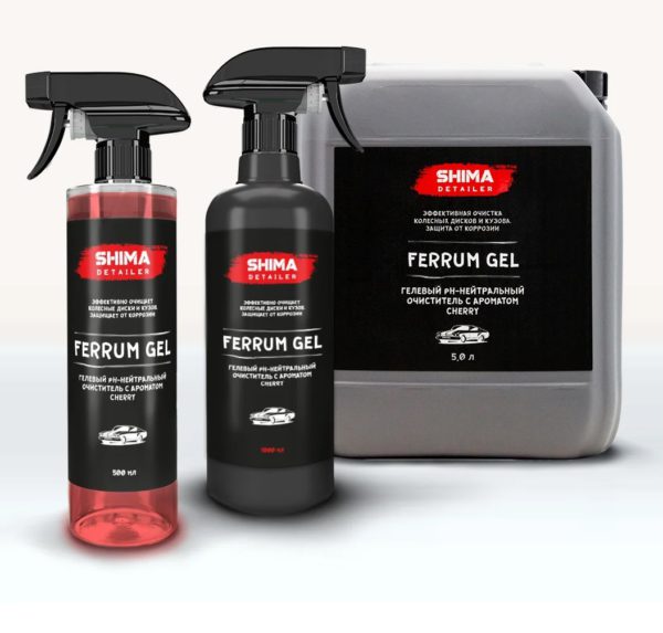 SHIMA Гелевый pH-нейтральный очиститель (cherry) FERRUM GEL , 500 мл