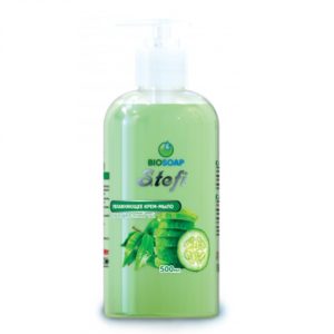 BIOSOAP STEFI КРЕМ-МЫЛО (ОГУРЕЦ, ЗЕЛЕНЫЙ ЧАЙ), 500 мл