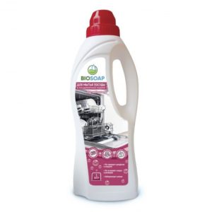 BIOSOAP СРЕДСТВО ДЛЯ МЫТЬЯ ПОСУДЫ В ПОСУДОМОЕЧНОЙ МАШИНЕ DISH WASH AUTOMAT, 1 л
