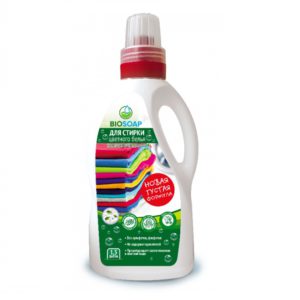 BIOSOAP СРЕДСТВО ДЛЯ СТИРКИ ЦВЕТНОГО БЕЛЬЯ, 1.5 л