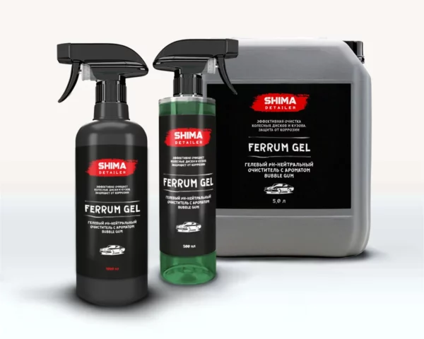 SHIMA Гелевый pH-нейтральный очиститель (bubble gum) FERRUM GEL, 1 л.
