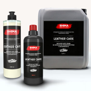 SHIMA DETAILER LEATHER CARE Бальзам для ухода за кожаными поверхностями с витамином Е, 5 л.