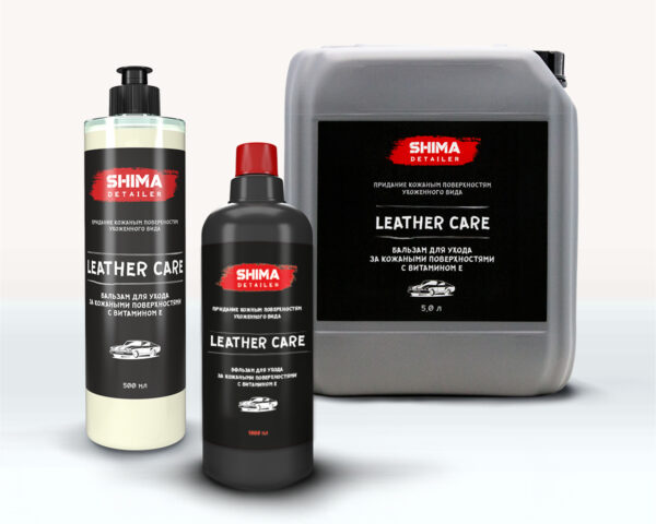SHIMA DETAILER LEATHER CARE Бальзам для ухода за кожаными поверхностями с витамином Е, 5 л.