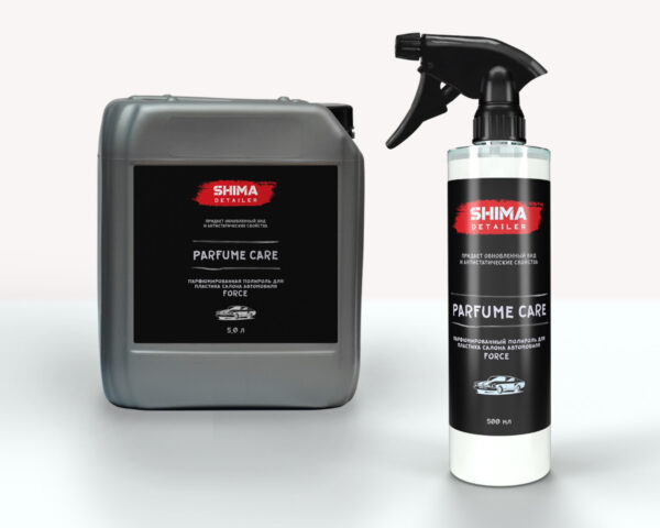 SHIMA DETAILER PARFUME CARE FORCE Матовый полироль для пластика салона автомобиля, 500 мл.