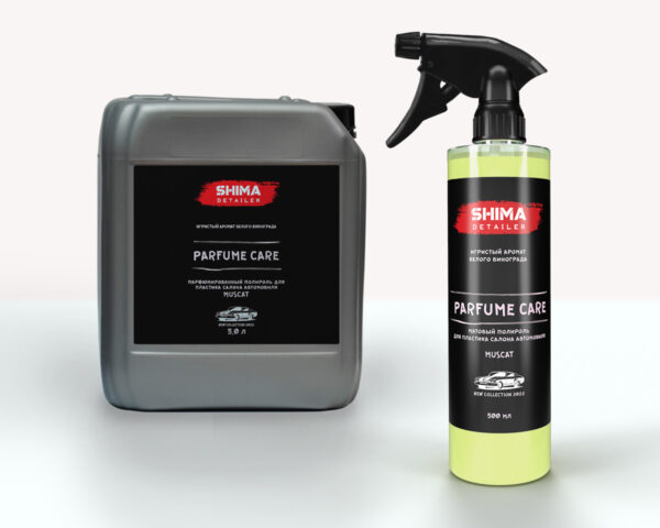 SHIMA DETAILER PARFUME CARE MUSCAT Матовый полироль для пластика салона автомобиля, 500 мл.
