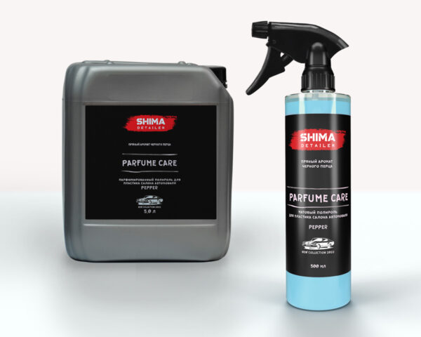 SHIMA DETAILER PARFUME CARE PEPPER Матовый полироль для пластика салона автомобиля, 500 мл.
