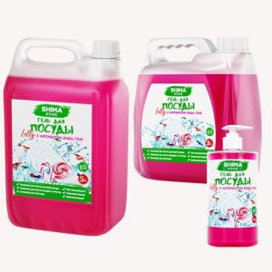 SHIMA Гель для мытья посуды LOLLY "BUBBLE GUM", 5 л.