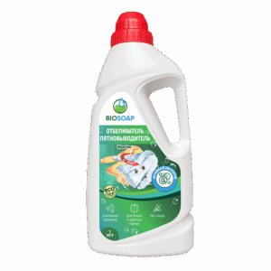 BIOSOAP Отбеливатель-пятновыводитель, 1 л.